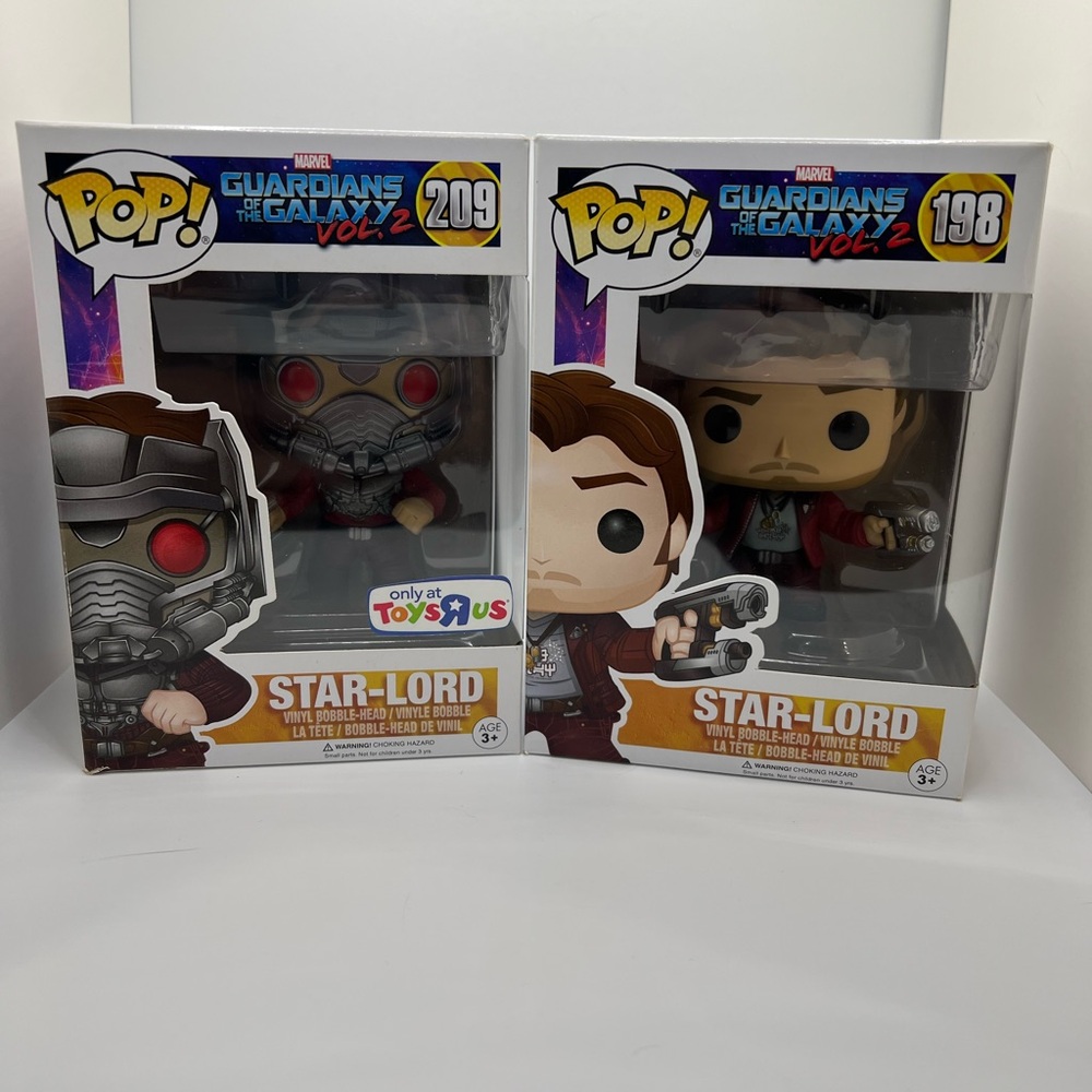 Funko Pop! 2 Star-Lord Vinyl Bobble-heads Guardians of the Galaxy